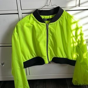 Zara crop mini jacket